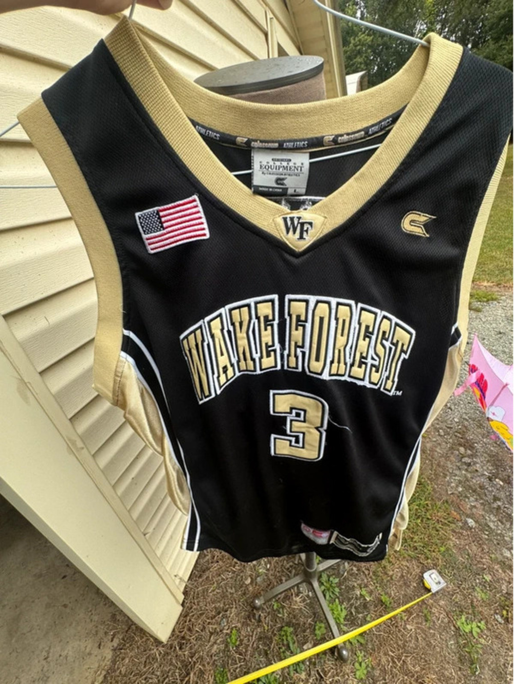 Wake Forest Vintage Mens Basketball Jersey Large